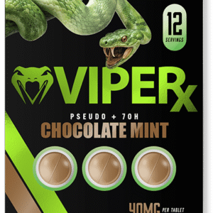 Chocolate Mint - Viperx 7 - Hydroxy + Pseudo 40MG Tablet - Viperx - DC LLC