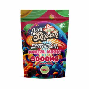 Mental Magic - Viva La Shroom Amanita Muscaria Gummies 5000MG - Viva La Hemp - DC LLC