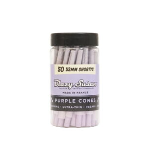 Blazy Susan Shorty Purple Pre Rolled Cones | 50CT Jar - Blazy Susan - DC LLC