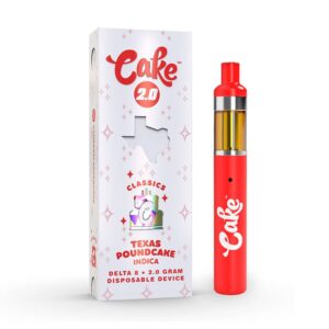 Texas Poundcake - Cake Delta 8 Disposable Vape | 2g - Cake - DC LLC