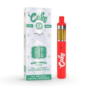 Kush Mints - Cake Live Resin HXC|HHC Disposable Vape 2g