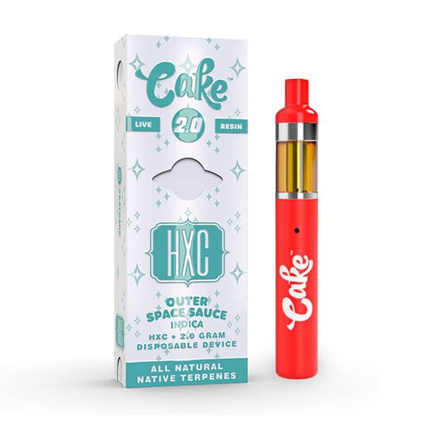 Outer Space Sauce Flavor - Cake Live Resin HXC|HHC Disposable Vape 2g