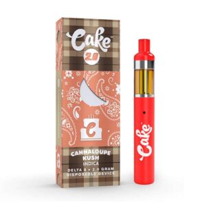 Cannaloupe Kush Flavor - Cake Coldpack Disposable Vape 2g