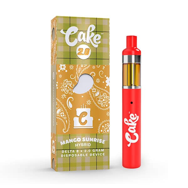 Mango Sunrise Flavor - Cake Coldpack Disposable Vape 2g