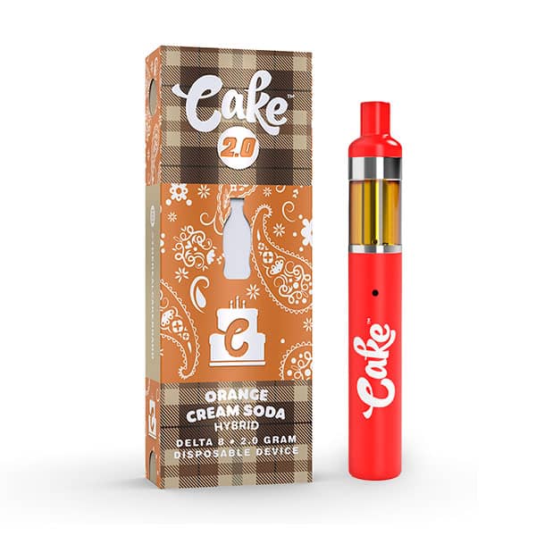 Orange Cream Soda Flavor - Cake Coldpack Disposable Vape 2g