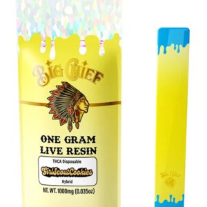 Girl Scout Cookies - Big Chief Live Resin THCA Disposable 1G - Big Chief - DC LLC