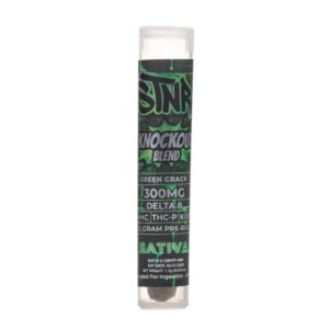 Green Crack - STNR Knockout Blend Pre - Rolls 1.5G - STNR - DC LLC