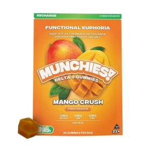 Mango Crush - Delta Munchies Euphoria Delta 9 Gummies - Munchies - DC LLC