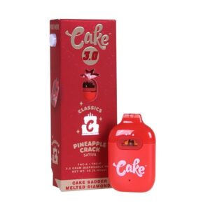 Pineapple Crack - Cake Classics THC - A Disposable Vape 3G - Cake - DC LLC