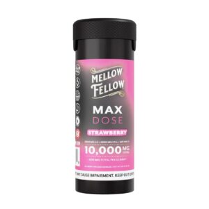 Strawberry - Mellow Fellow Max Dose Gummies 10000MG - Mellow Fellow - DC LLC